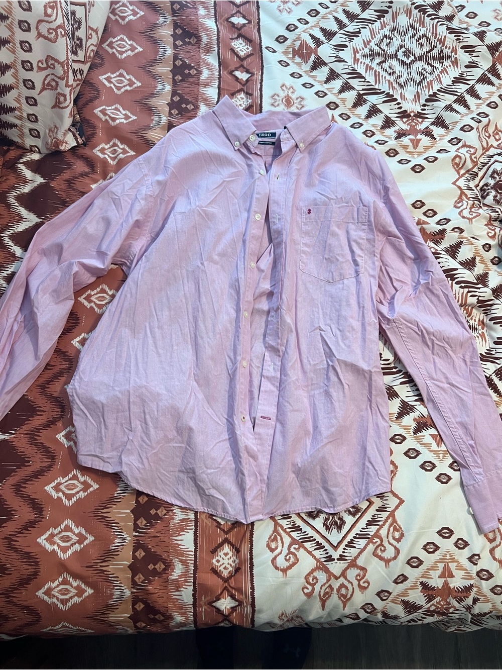 Vineyard Vines Men's Lavender Button-Down Shirt